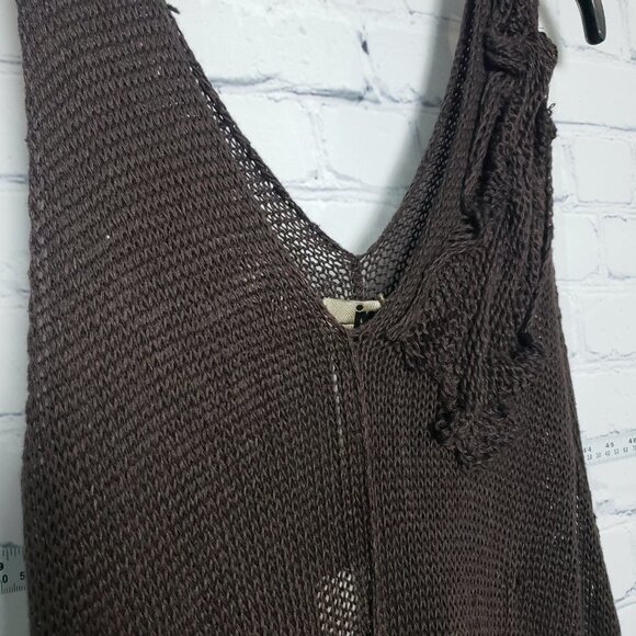 JWA Hand Knit Tank with embellishments NWT size Medium one of a kind unique - Picture 5 of 10